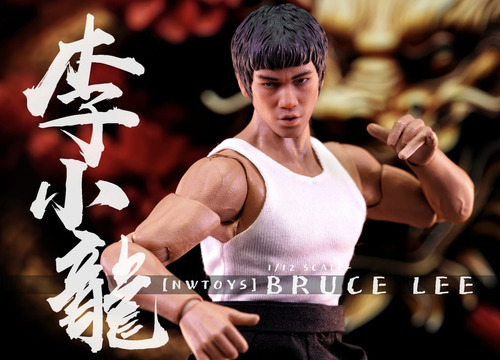 Figura 1/12 Bruce Lee Nwtoys Kung Fu Tipo Mezco (Usado)
