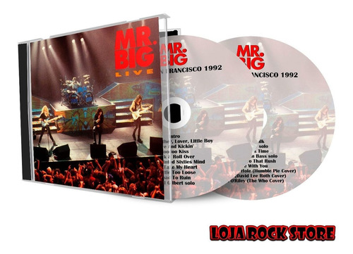 Cd Duplo - Mr. Big Live In San Francisco 1992