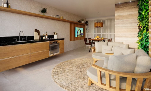 Imagem 3 de 4 de Apartamento Em Muquiçaba, Guarapari/es De 65m² 2 Quartos À Venda Por R$ 501.800,00 - Ap2348145-s