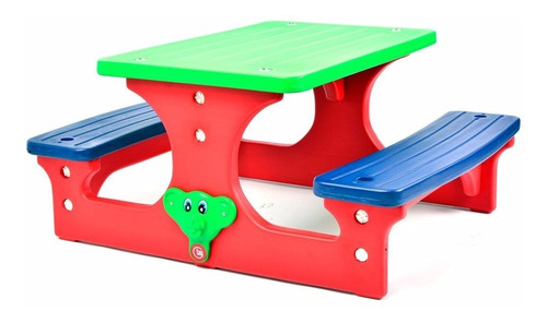 Mesa De Camping O Picnic Infantil Rodacross 4 Niños Mesita