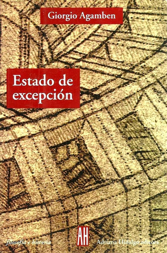 Estado De Excepcion 6/ed. - Giorgio Agamben