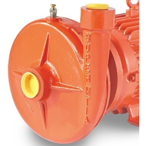 Bomba Industrial Evans Alto Flujo Med Presión 5hp Trifásica. Color Naranja