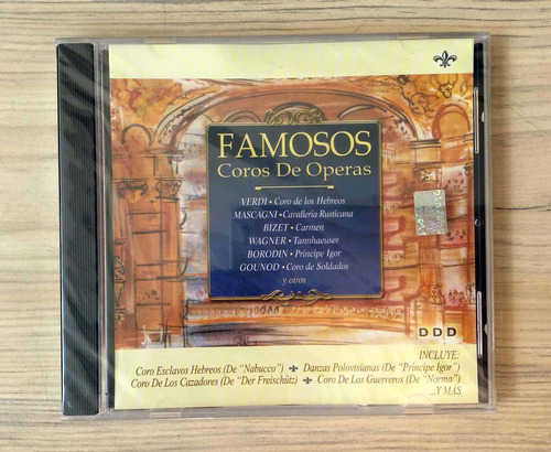 Cd Famosos Coros De Operas - Varios Intérpretes Clásicos