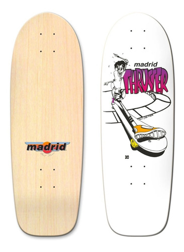 Tabla De Skate Old School Madrid Thruster 29  (solo Tabla)