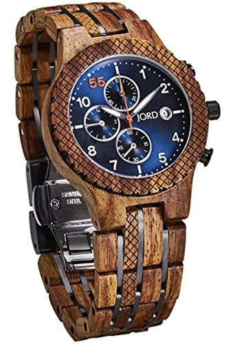 Reloj De Pulsera De Madera Para Hombre