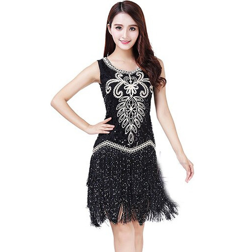 Vestido Flapper De Los Años 20 Para Mujer Charleston Gatsby