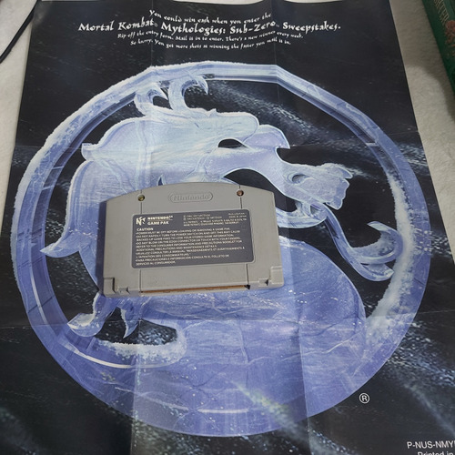 Fita Nintendo 64 Mortal Kombat Mythologies Sub-zero (Usado)