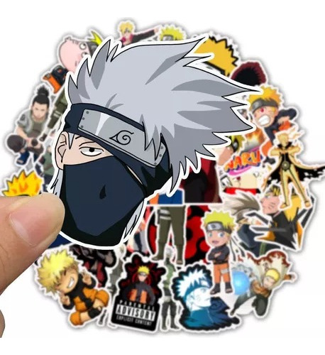 Stickers Naruto 50 Calcomanias De Pvc Vs Agua