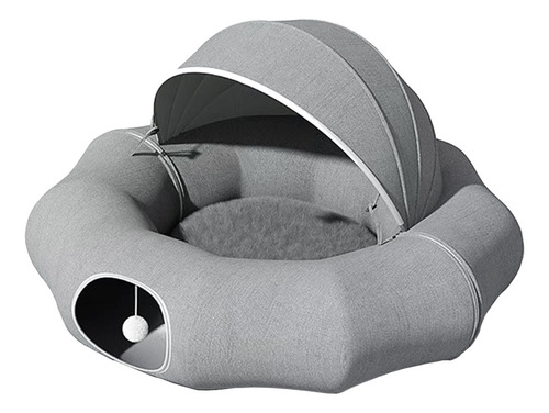 Nido De Túnel Para Gatos, Túnel Y Cama De Juguete, Cama