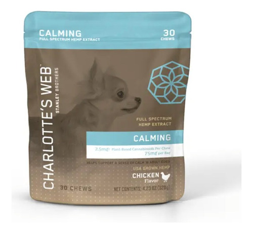 Masticables Naturales Calmantes Charlotte´s Web's X 30 Unds