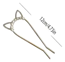 Comprar Horquillas Para El Cabello, Orejas De Gato, Diamantes, Perla