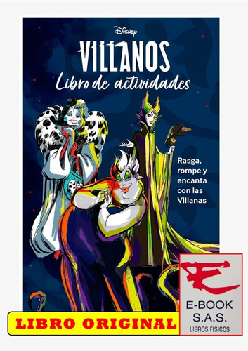 Villanos Libro De Actividades/ Disney( Solo Nuevos)