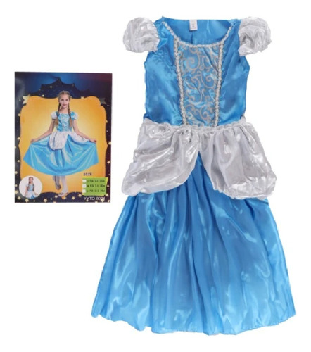 Disfraz Vestido Largo Princesa Para Niñas