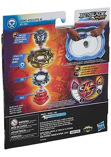 Set Beyblade Burst Rise Hypersphere Apocalypse Blade Con