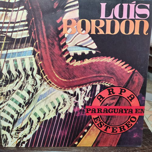 Vinilo Luis Bordon Arpa Paraguaya En Estereo F5