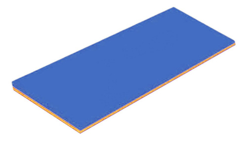 Colchoneta De Agua Flotador Para Piscina, Balsa Azul Naranja
