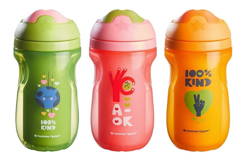 3 Botellas De Agua Tommee Tippee Sippy Cup Envio Inmediato