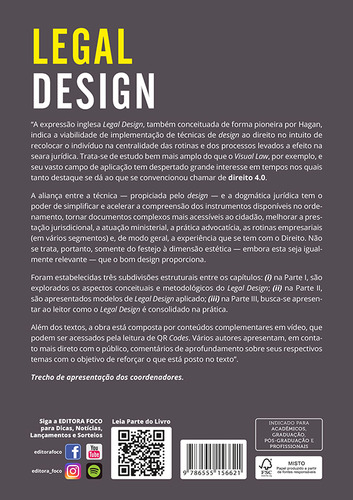Legal Design Teoria E Pratica (2ª Edicao 2023) Foco Juridico