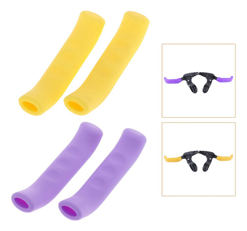 2 Pares De Fundas Protectoras For Manillar De Freno De