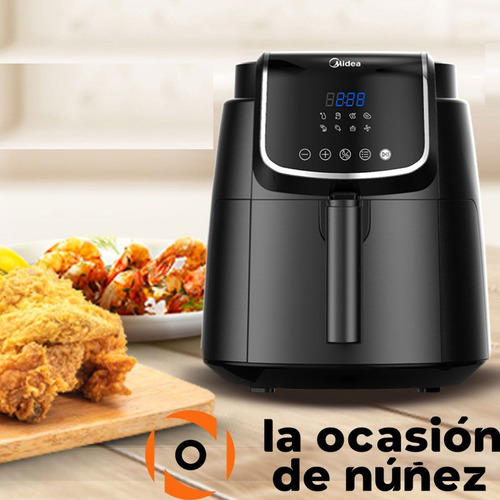 Imagen 4 de 7 de Freidora Sin Aceite Midea Electrica Aire Digital 4 Air Fryer