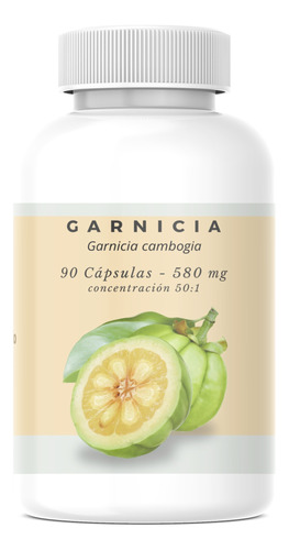 Capsulas Garnicia - 60 Capsulas - 50:1 - 580 Mg Cada Cápsula