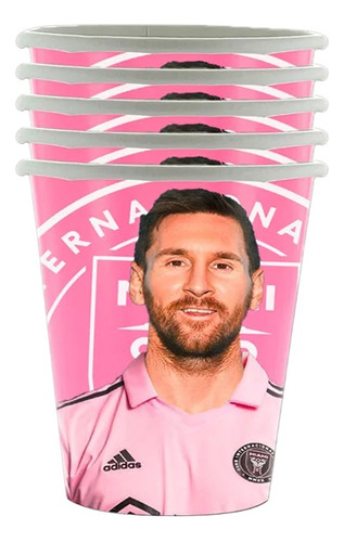Vasos De Cumpleaños Inter De Miami Messi