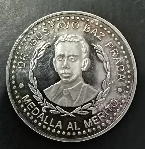 Moneda Medalla Al Mérito Gustavo Baz Prada | Meses sin intereses