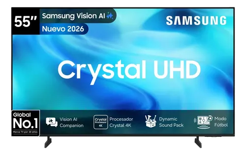 55 Crystal Uhd U8000H 4K Samsung Vision Ai Smart Tv (2026)