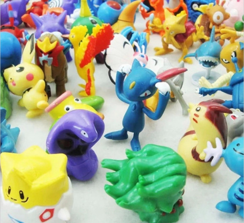 Lote 24 Figuras Pokémon 2 A 3cm + Estuche Al Azar De Regalo