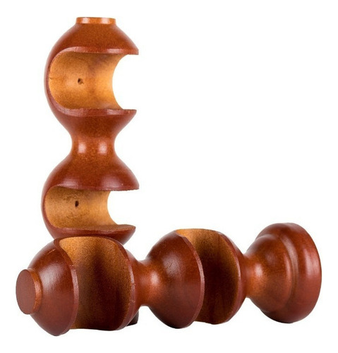 Pack De 2 Unidades Soporte Doble De Madera 19/19 Mm