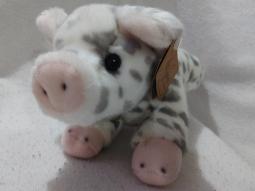 Cerdo Con Manchas Aurora Miyoni Peluche 32cms Largo