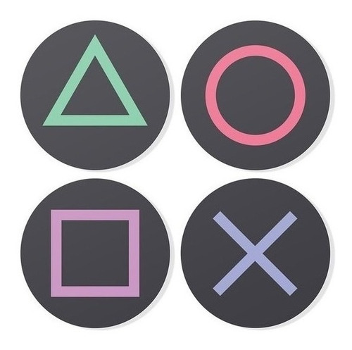 Portavasos - Botones de control de PS 4 | Gamer | Geek