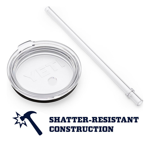 Vaso Yeti Rambler 750 Ml Aislada Con Popote, Power Pink