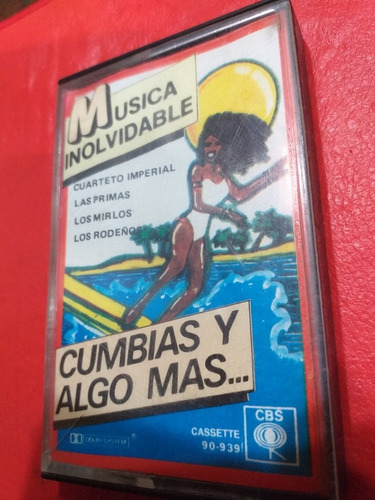 Cassette De Música Inolvidable. Cumbias Y Algo Más. Cbs 