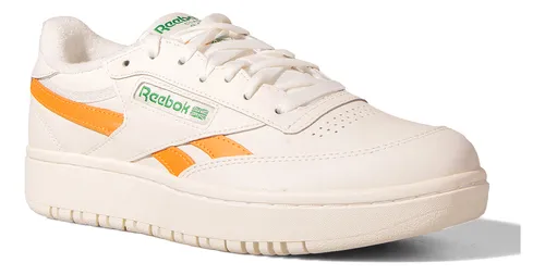 Zapatillas Reebok Club C Double Revenge Beige Naranja Mujer