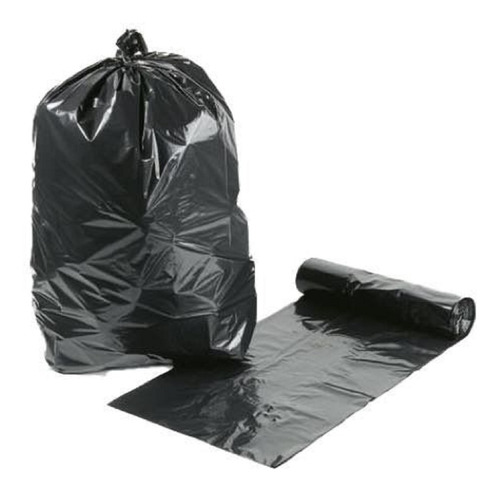 10 Bolsas Negras De Basura 90x110 Cms 100% Recicladas