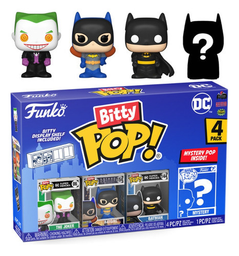 Funko Bitty Pop Batman Edicion Series 2 (4 Figuras) Premium