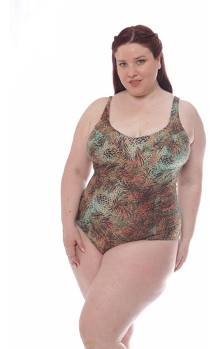 Imagen 4 de 5 de Malla Entera Oferta Talles Grandes Mujer