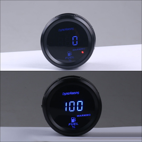 Indicador De Nivel De Combustible Dynoracing De 52 Mm Y 12
