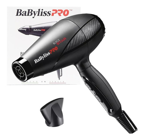 Secador De Pelo Profesional Babyliss Pro Black Star 2000w