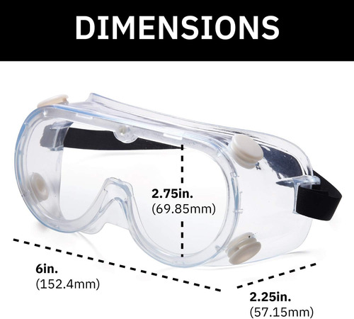 Gafas De Seguridad Antivaho Protectoras Contra Rayos Ga...