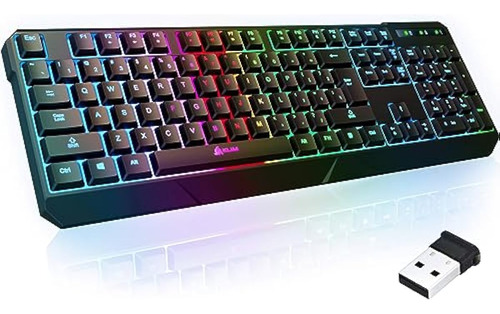 Klim Chroma Teclado Inalámbrico Para Juegos Rgb 