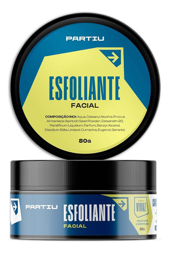 Esfoliante Facial 100g Caroço De Damasco Vivaz Partiu