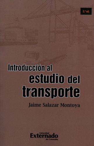 Libro Introducción Al Estudio Del Transporte