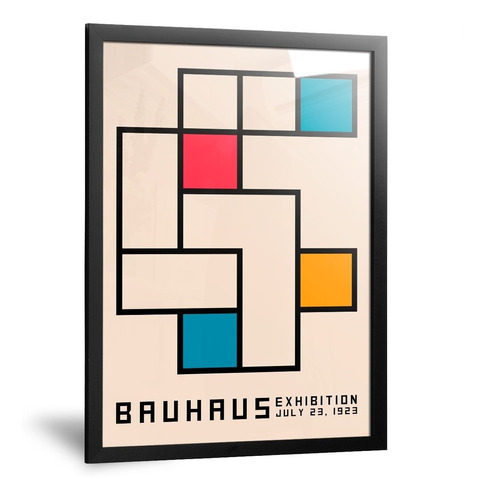 Cuadros Modernos Decorativos Bauhaus Geometricos Deco 35x50