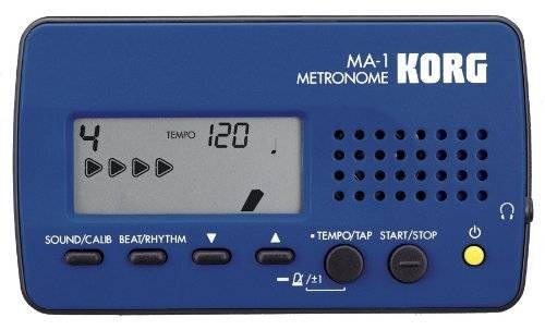 Korg Ma1bl Visual Golpe Contando Metrónomo - Azul