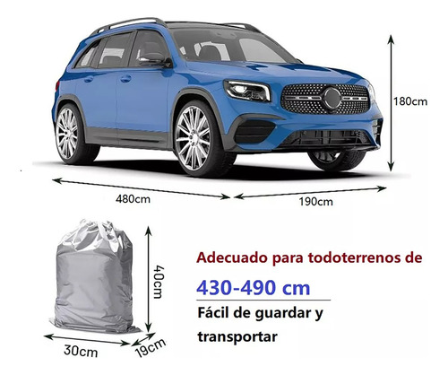 Ys! Funda Para Carro Suv Meng Wei Impermeable Accesorios