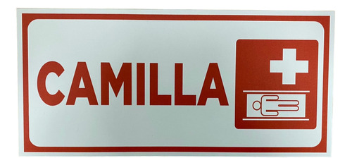 Cartel Camilla 30x14 Alto Impacto