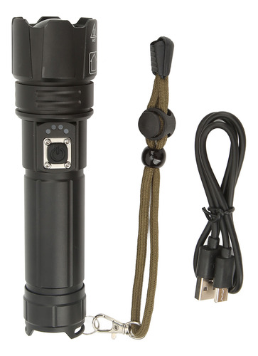 Linterna Led Recargable De 30 W Blanca De 1200 Lm De Alto Br