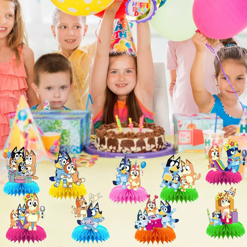 9 Centros De Mesa Para Fiesta Con Tematica De Bluey